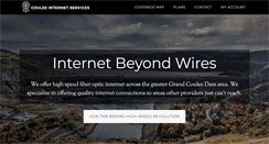 Desktop Screenshot of couleeinternet.com